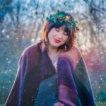 poncho d'intérieur pour femme