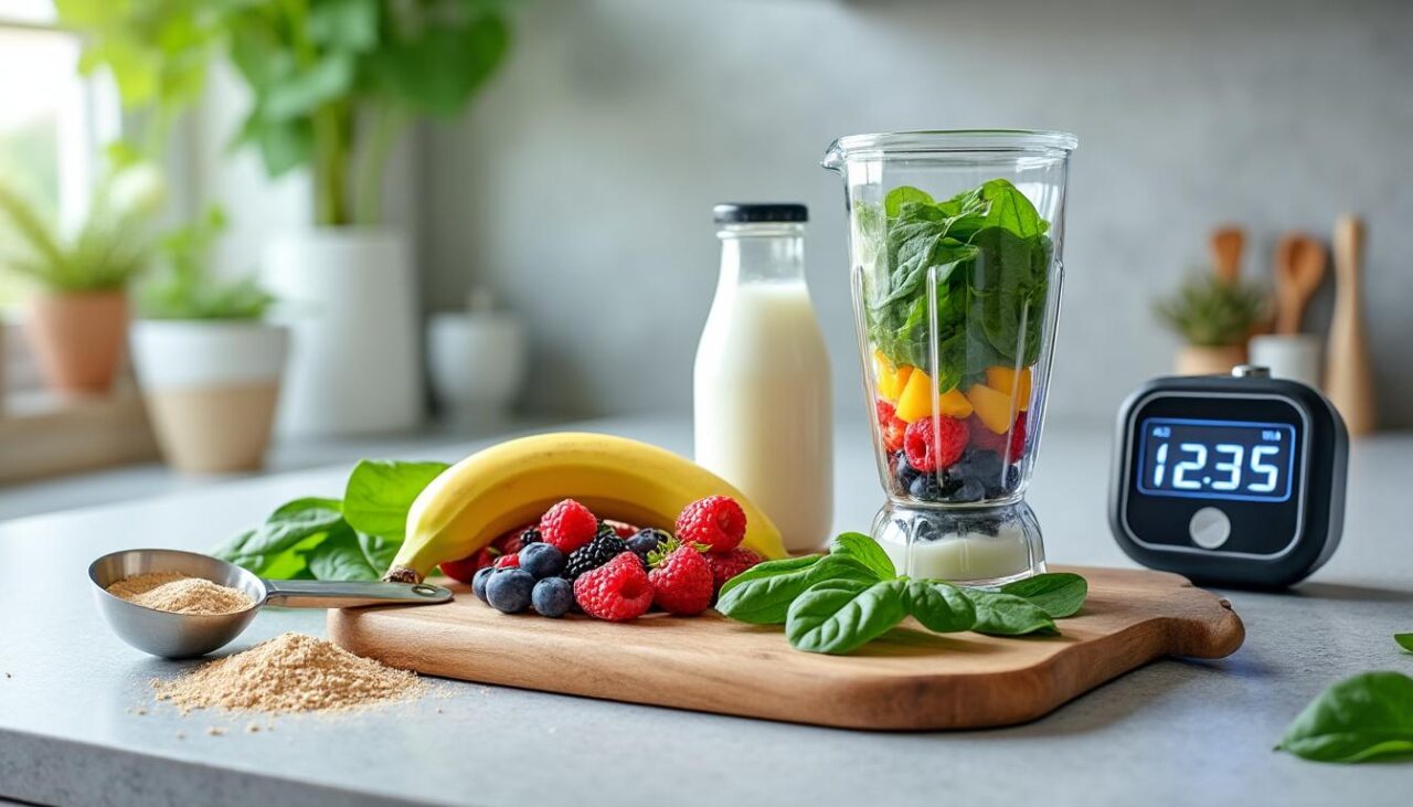 découvrez comment préparer un smoothie protéiné équilibré en moins de 5 minutes pour un boost d'énergie rapide et nutritif au quotidien.