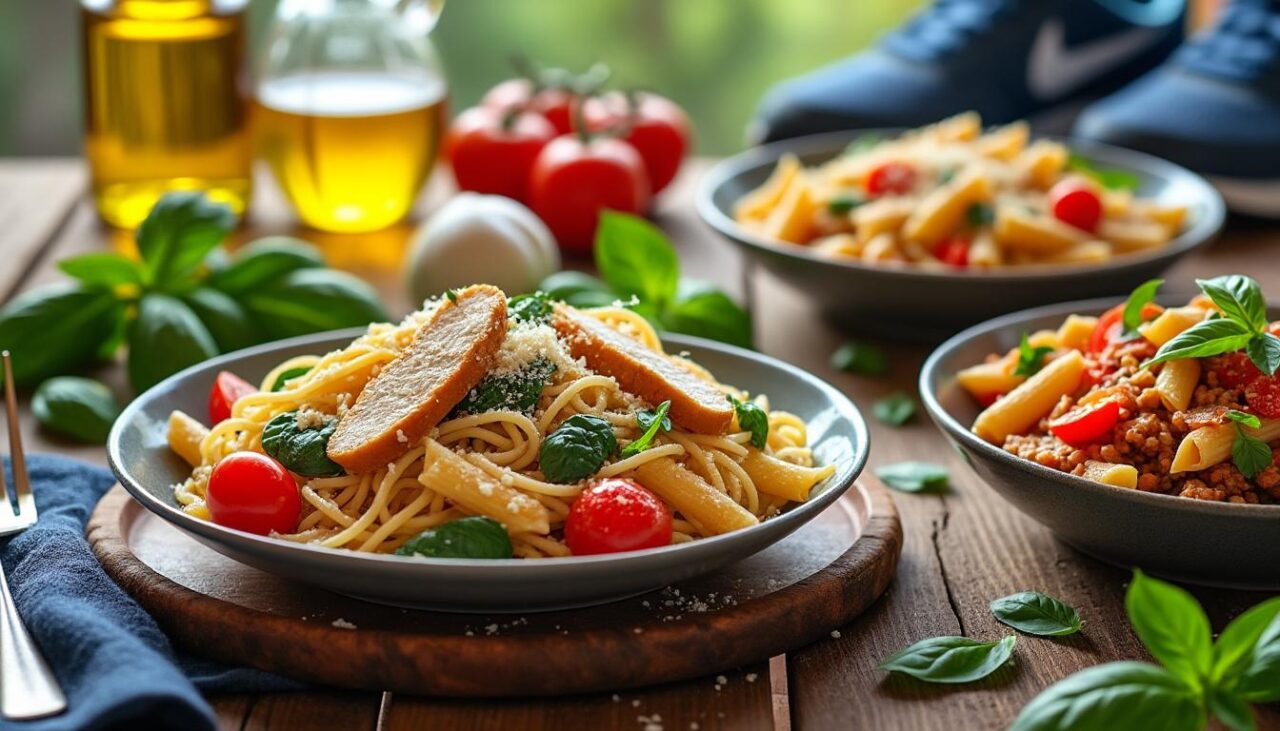 découvrez des recettes de pâtes complètes spécialement conçues pour les sportifs, alliant énergie et nutrition pour booster vos performances.