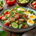 découvrez nos recettes de salades protéinées fraîches et savoureuses, parfaites pour un été sain et énergique. faciles à préparer et riches en protéines.